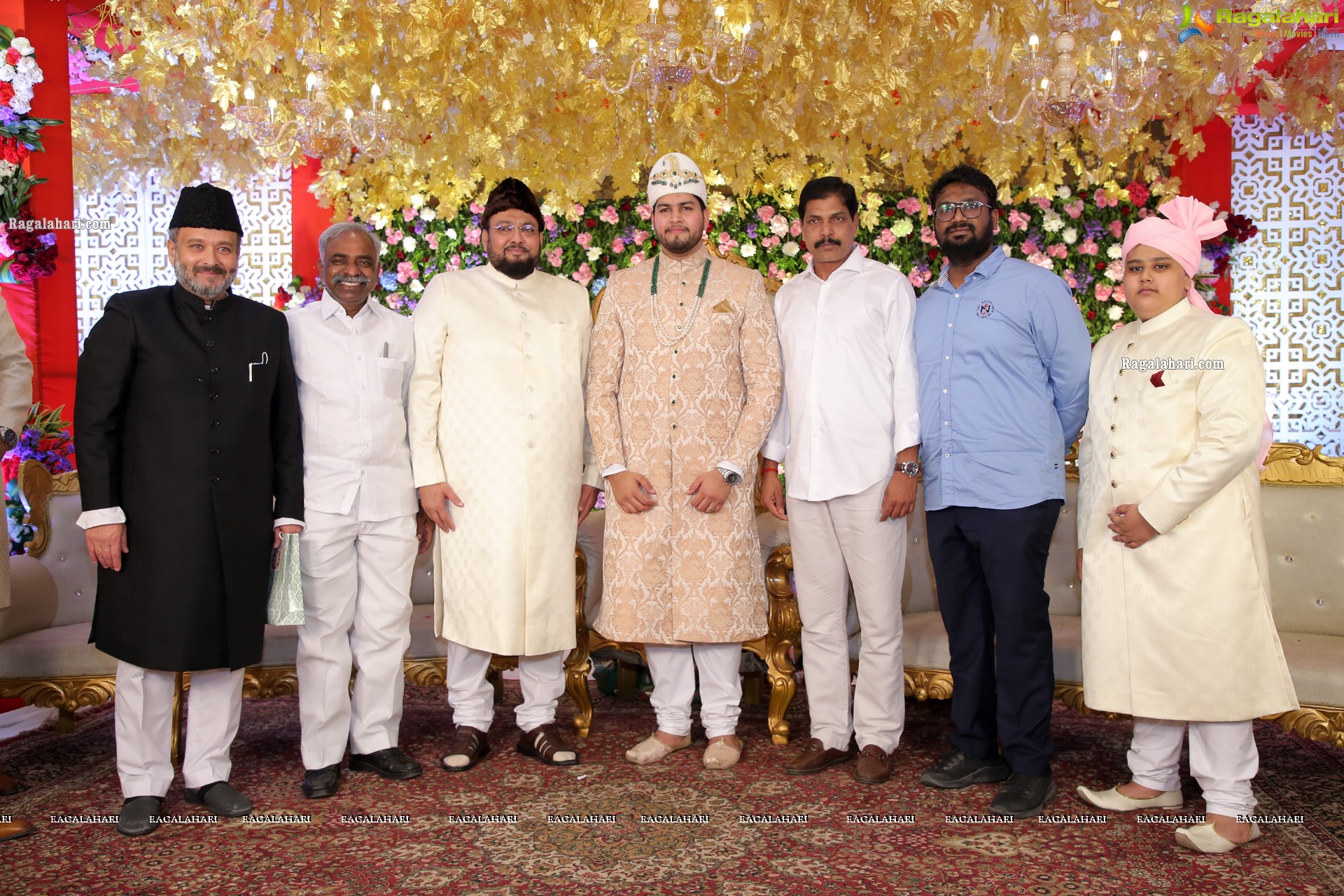 Dania Abdul Rahim and Khaja Faizan Ahmed Wedding Reception at Le Palais Royal