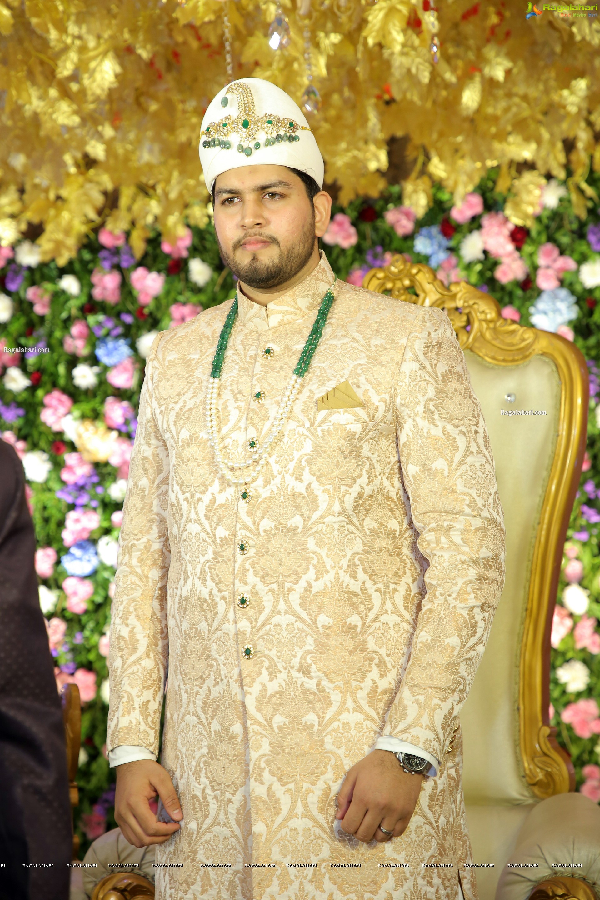 Dania Abdul Rahim and Khaja Faizan Ahmed Wedding Reception at Le Palais Royal