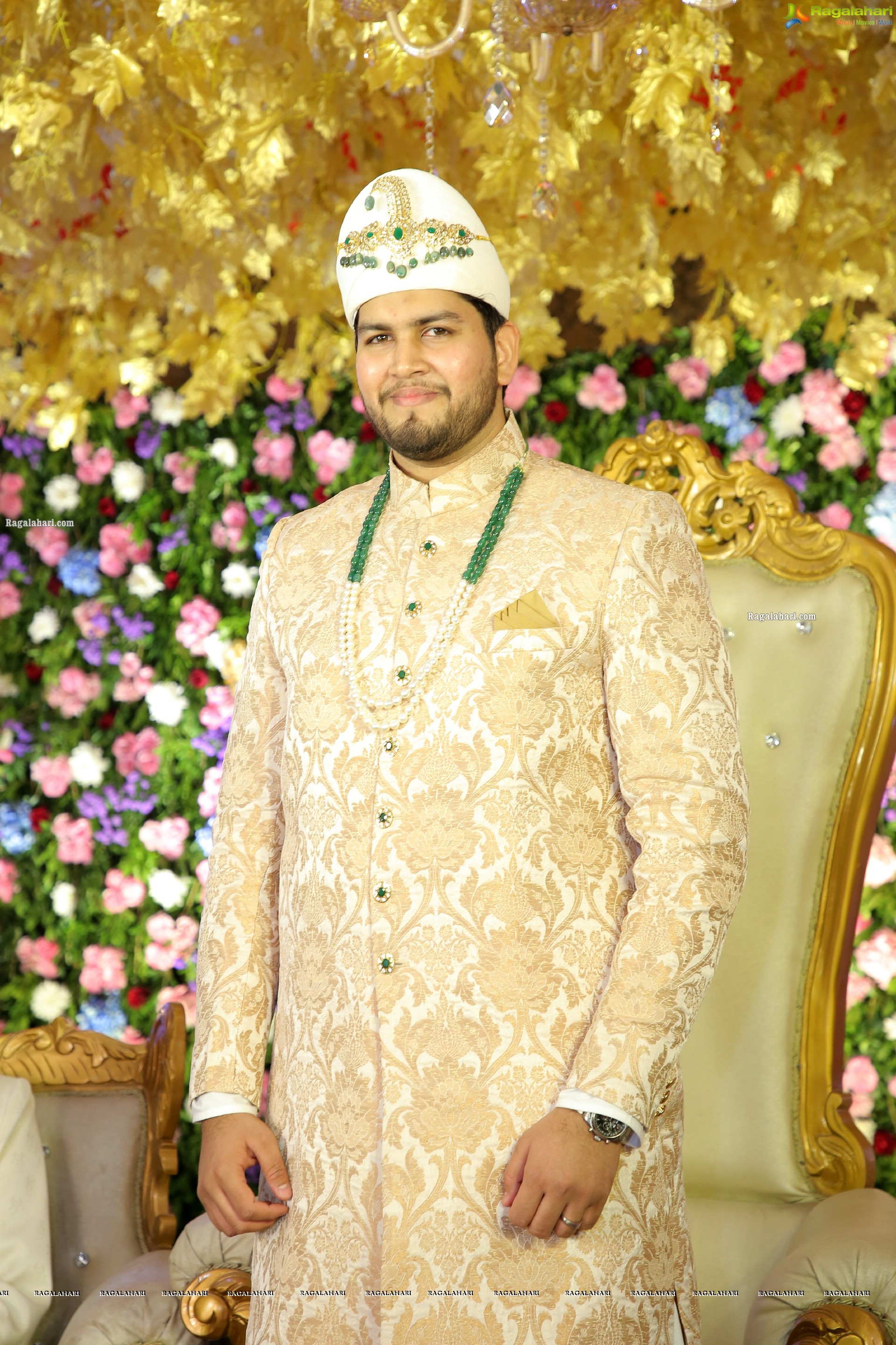 Dania Abdul Rahim and Khaja Faizan Ahmed Wedding Reception at Le Palais Royal