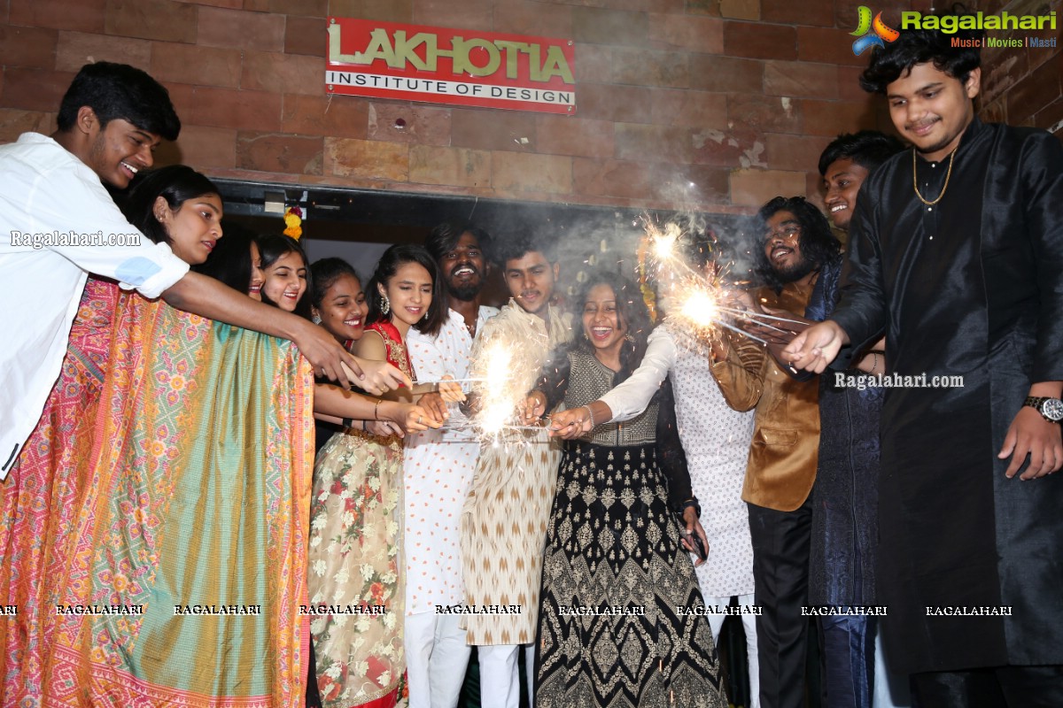 Lakhotia College Of Design Deepawali Celebration 2021 at Banjara Hills Campus