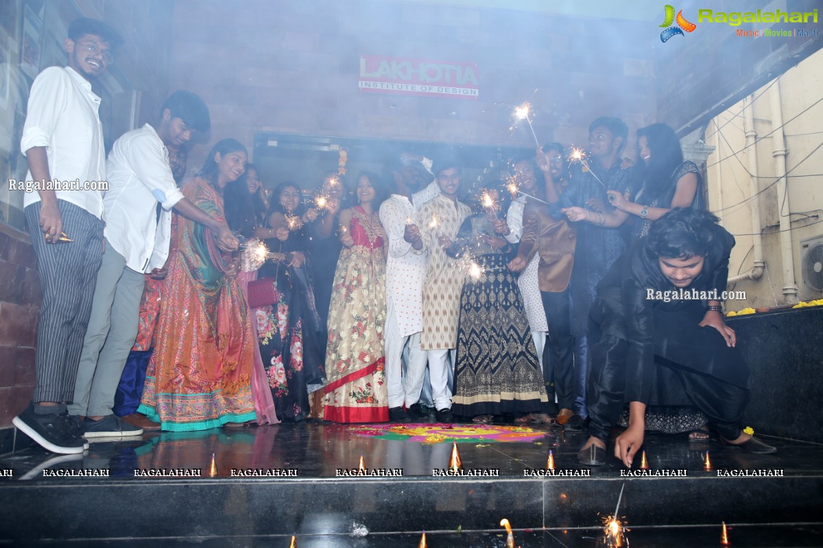 Lakhotia College Of Design Deepawali Celebration 2021 at Banjara Hills Campus