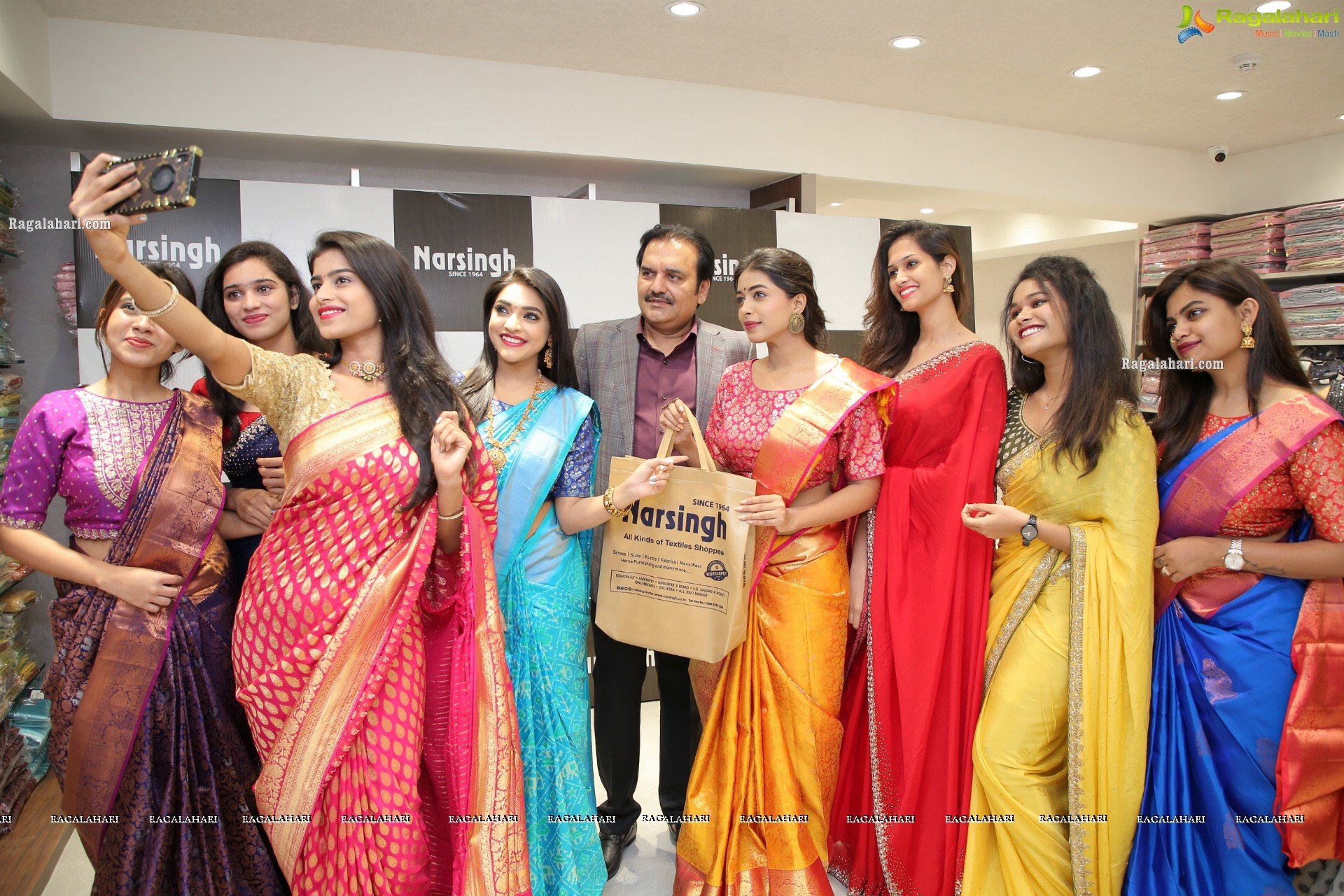 Narsingh Cloth Emporium Launches Its New Showroom at Kothapet