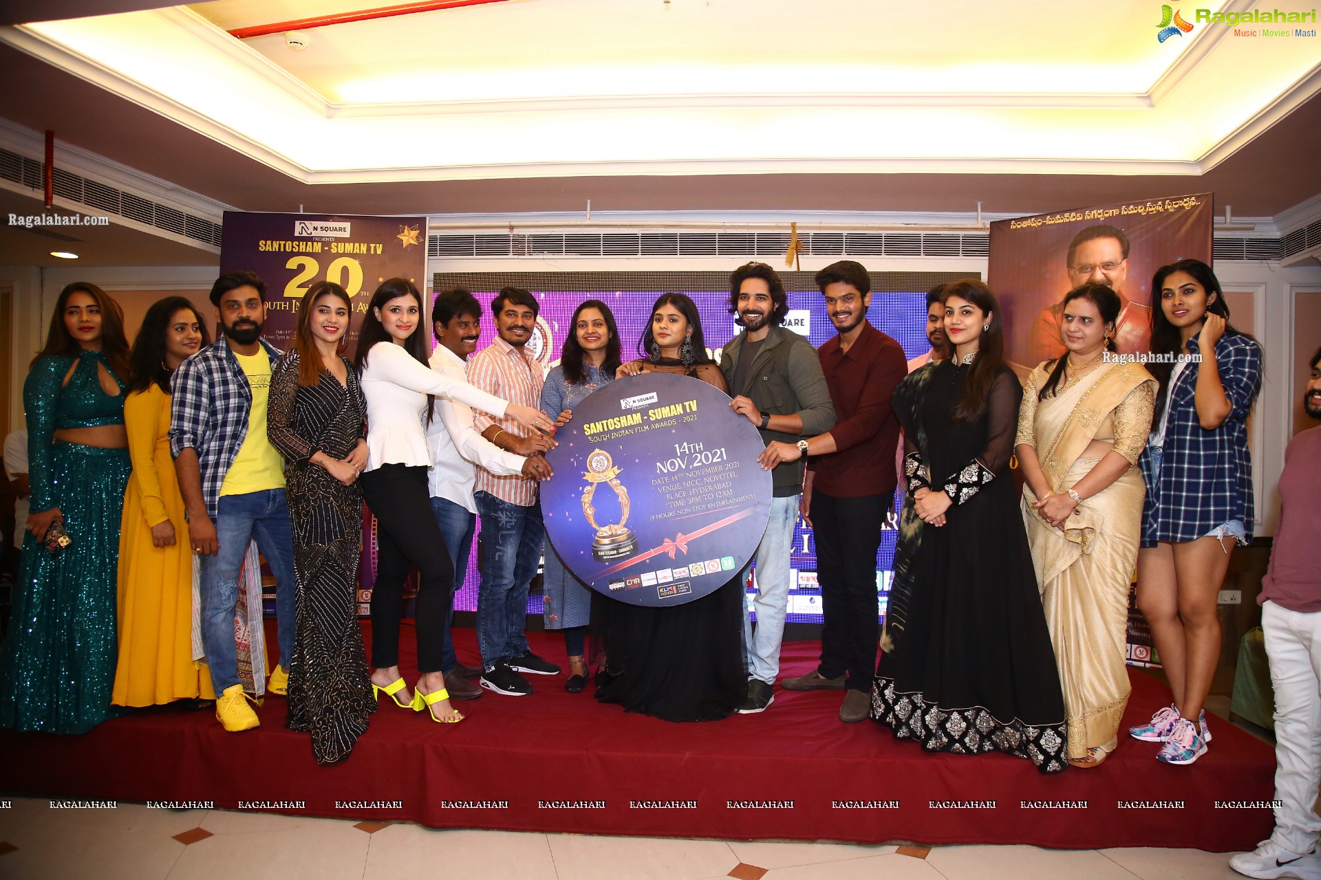 Santosham-Suman TV South Indian Film Awards 2021 Curtain Raiser