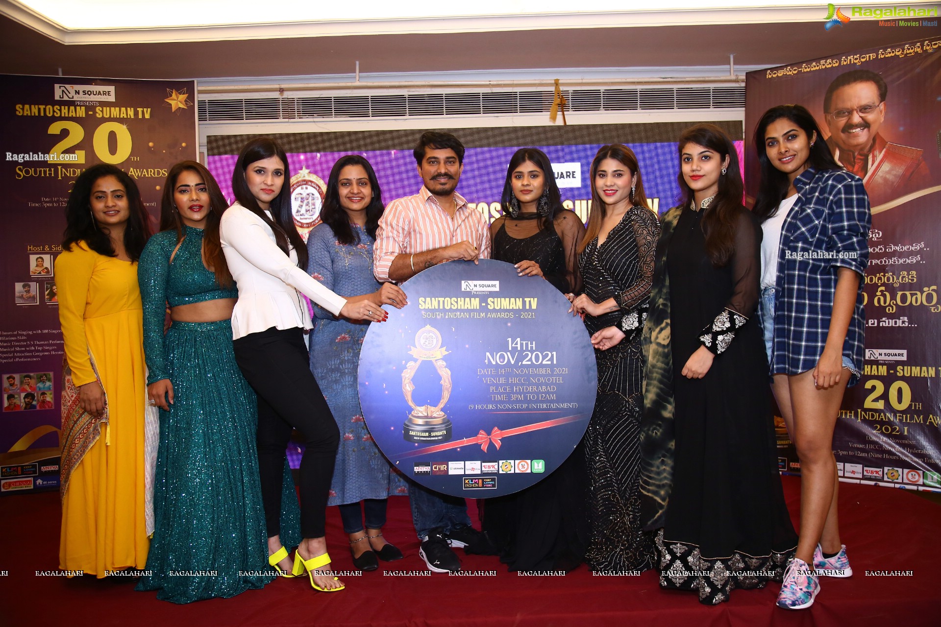 Santosham-Suman TV South Indian Film Awards 2021 Curtain Raiser