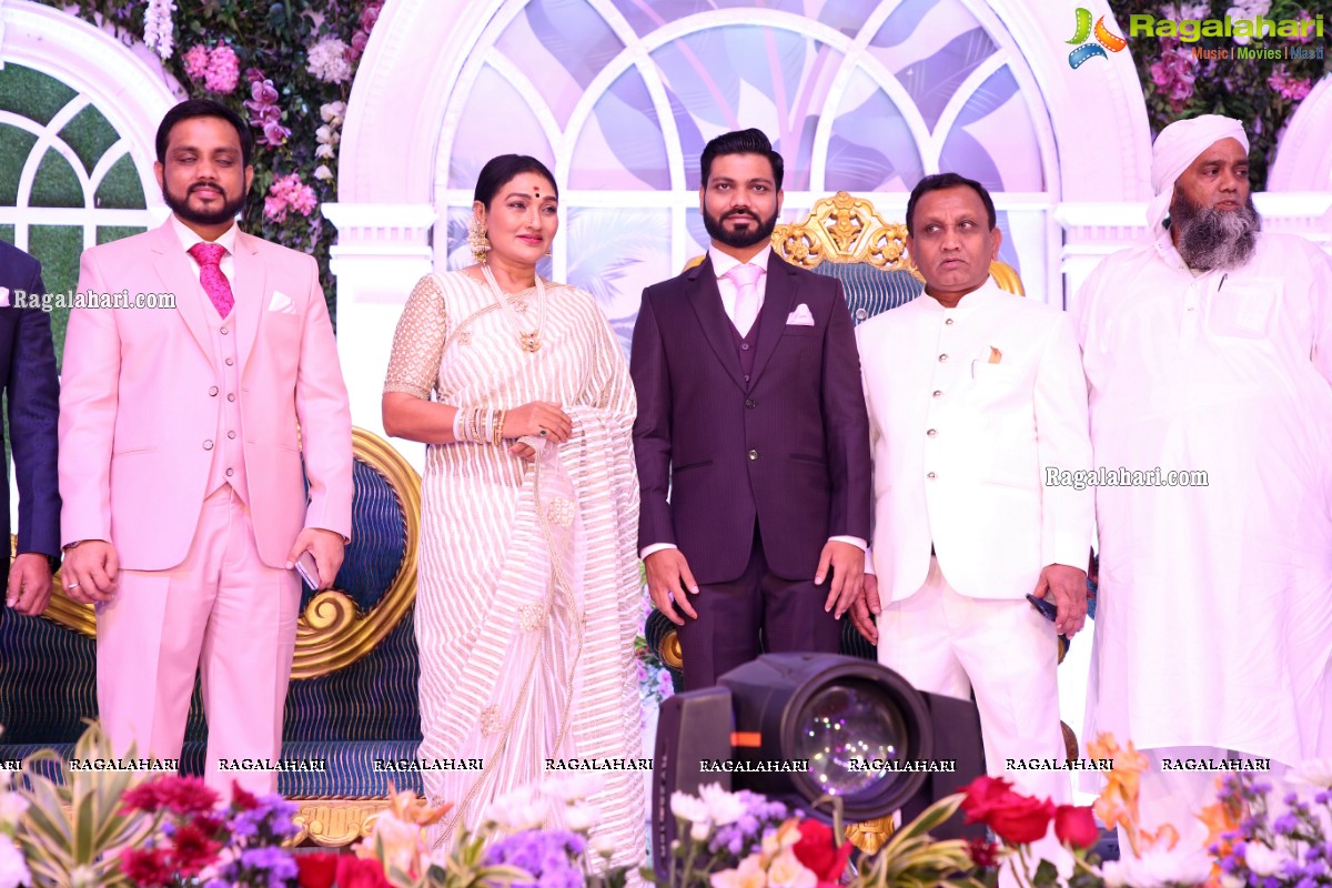 Celebrities at Shaik Abdul Jameel and Zeenath Neha Unnisa's Wedding Reception at Classic Convention Three