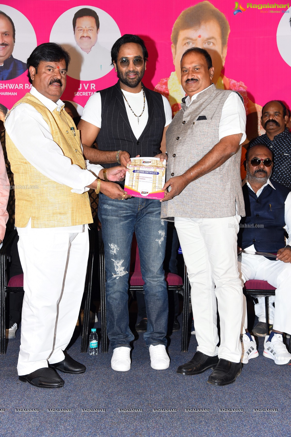 Telangana Film Chamber Of Commerce Newly Elected Body Pramana Sweekaram