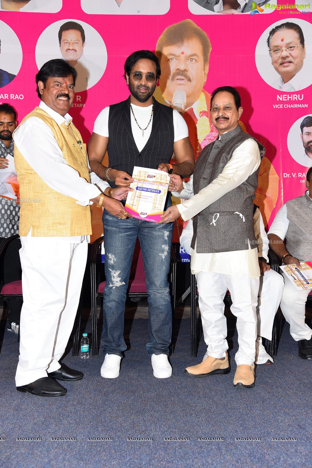 Telangana Film Chamber Of Commerce Newly Elected Body Pramana Sweekaram