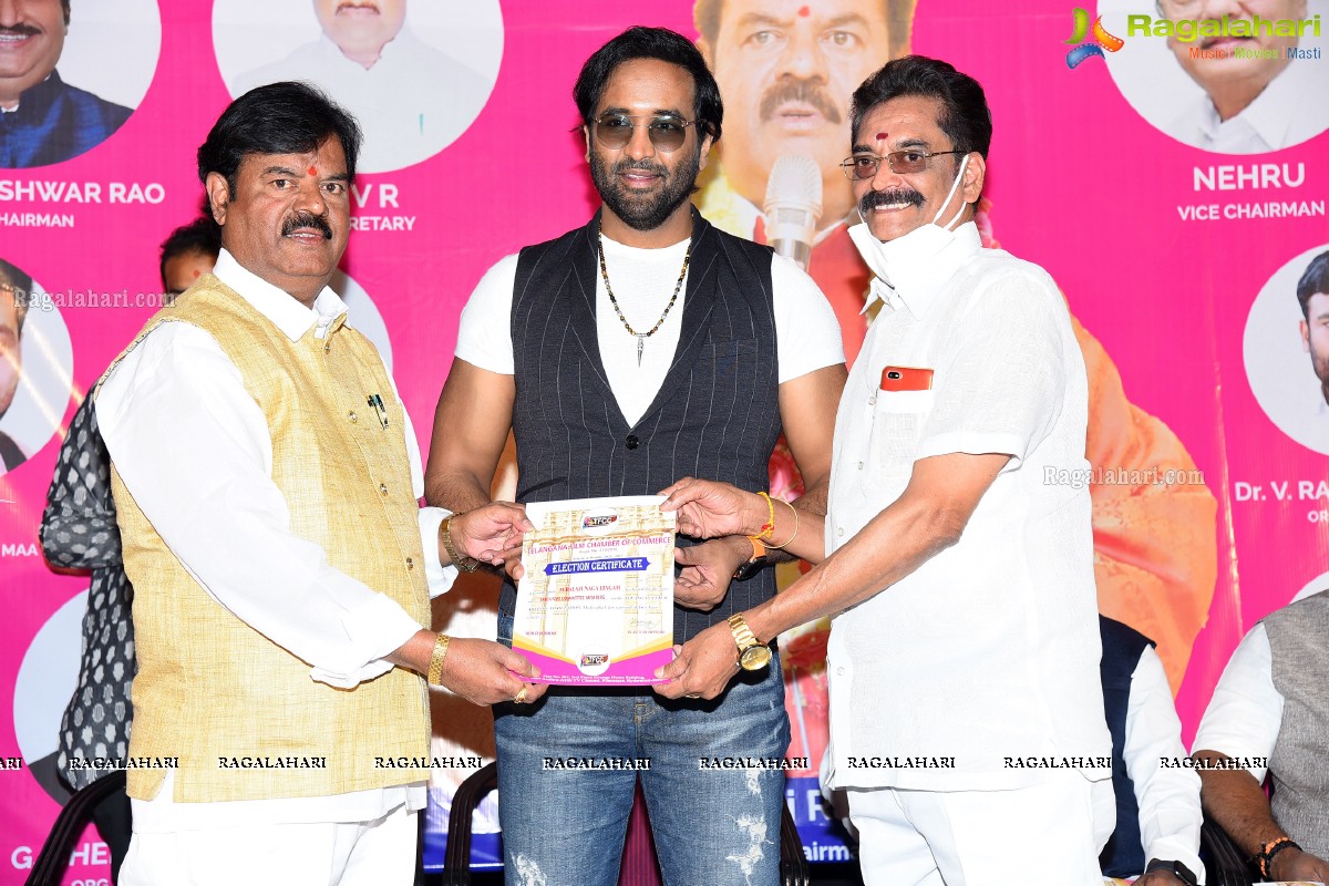 Telangana Film Chamber Of Commerce Newly Elected Body Pramana Sweekaram