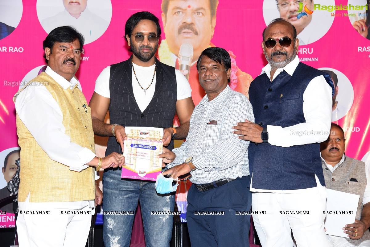 Telangana Film Chamber Of Commerce Newly Elected Body Pramana Sweekaram