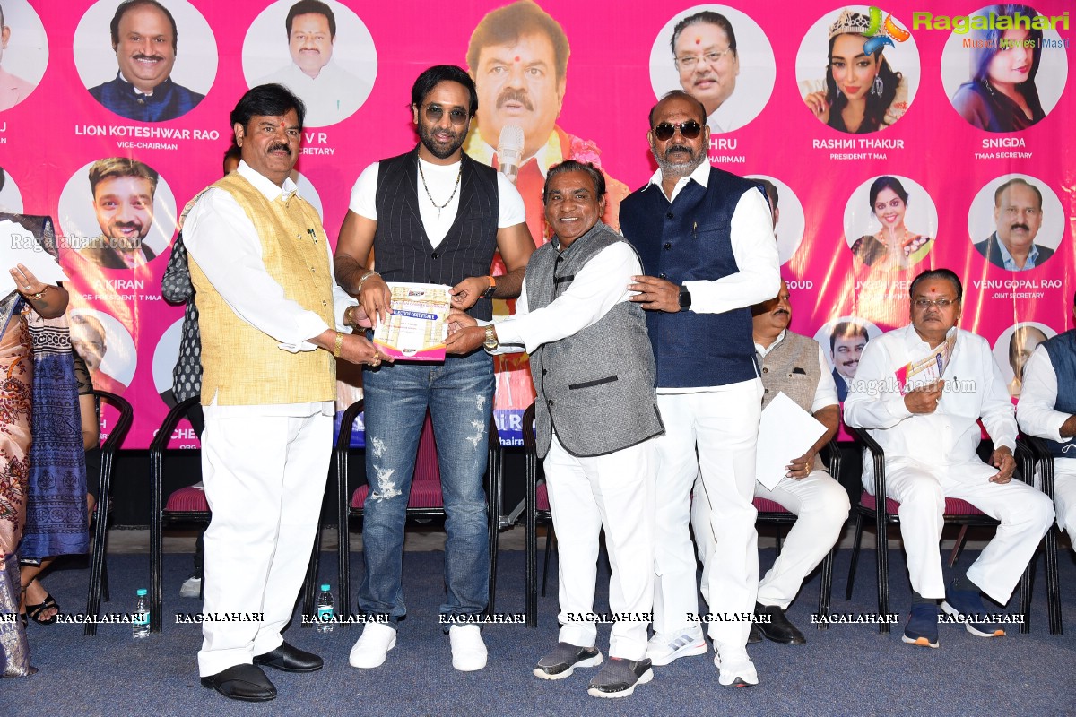 Telangana Film Chamber Of Commerce Newly Elected Body Pramana Sweekaram