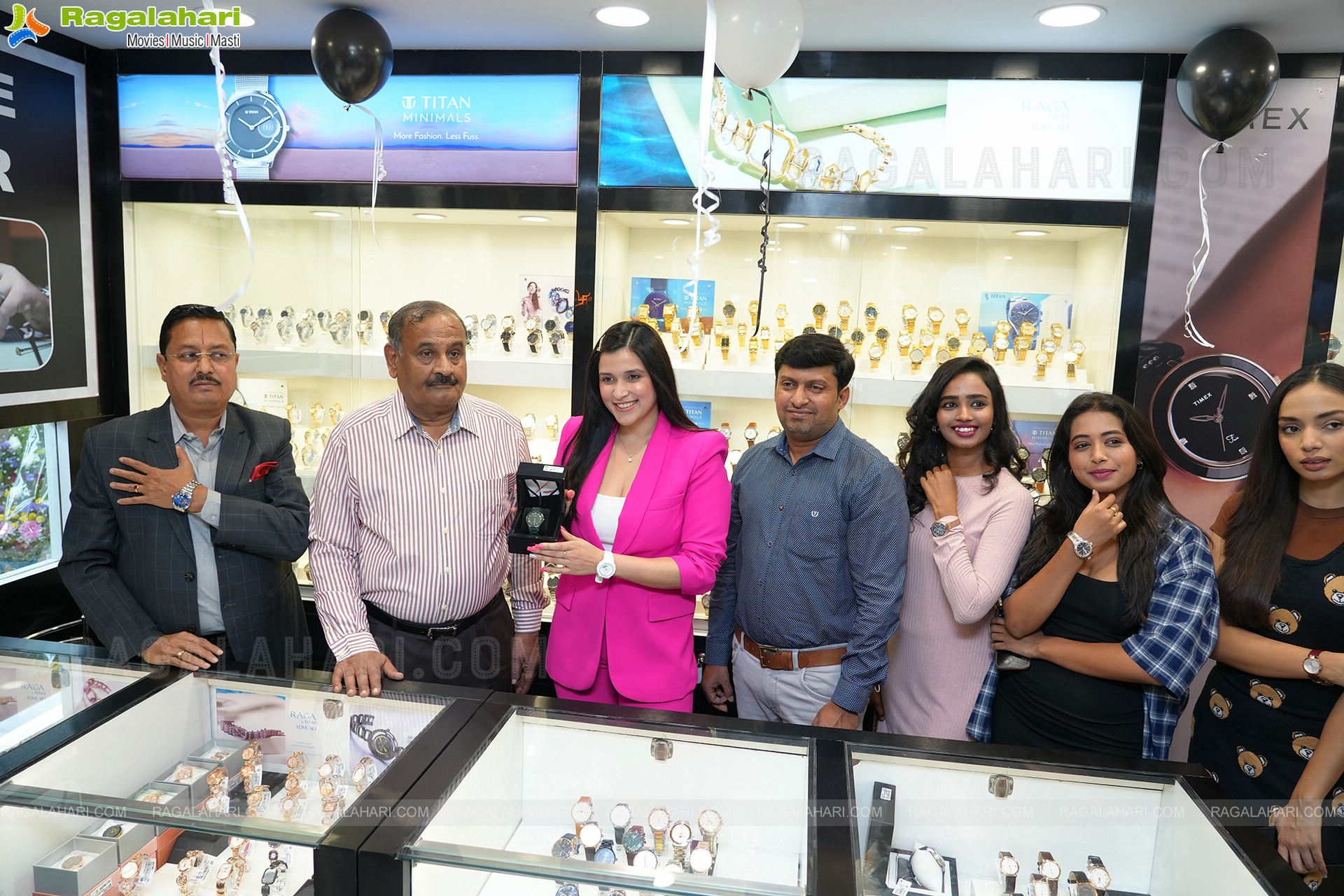 Kamal Watch Store Launch By Mannara Chopra at Attapur, Hyderabad