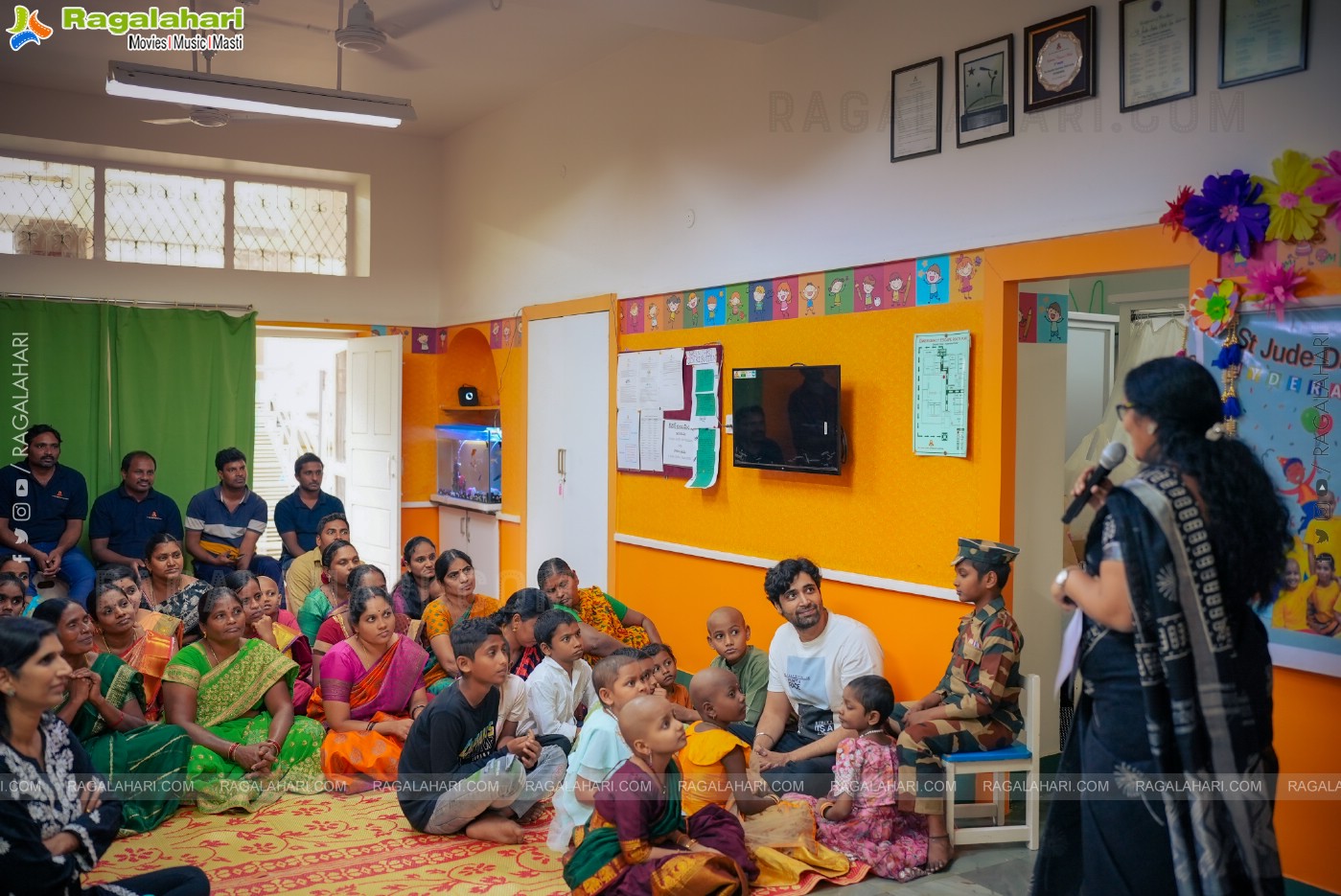 Adivi Sesh spent time with Cancer battling children at St Jude Child Care
