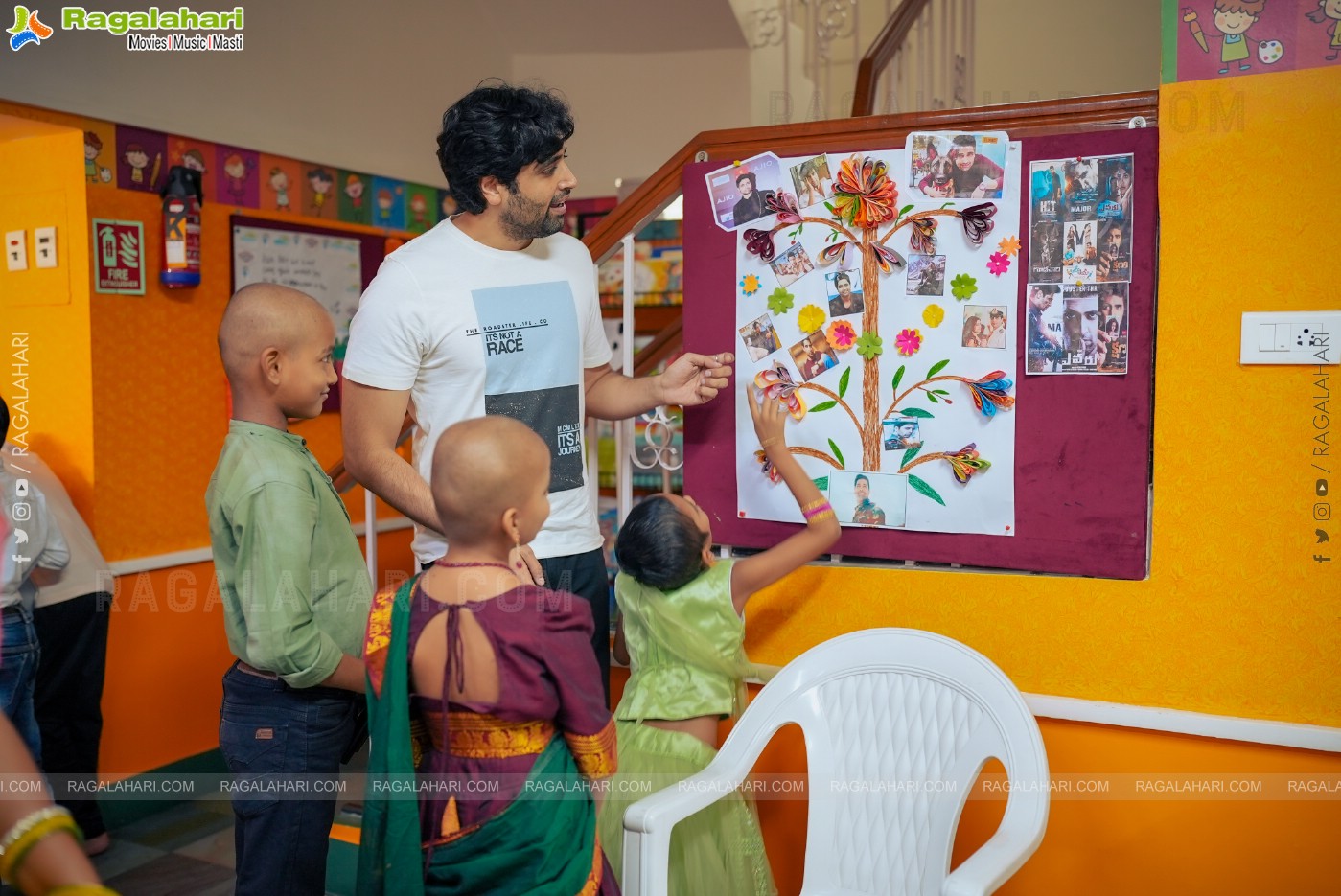 Adivi Sesh spent time with Cancer battling children at St Jude Child Care