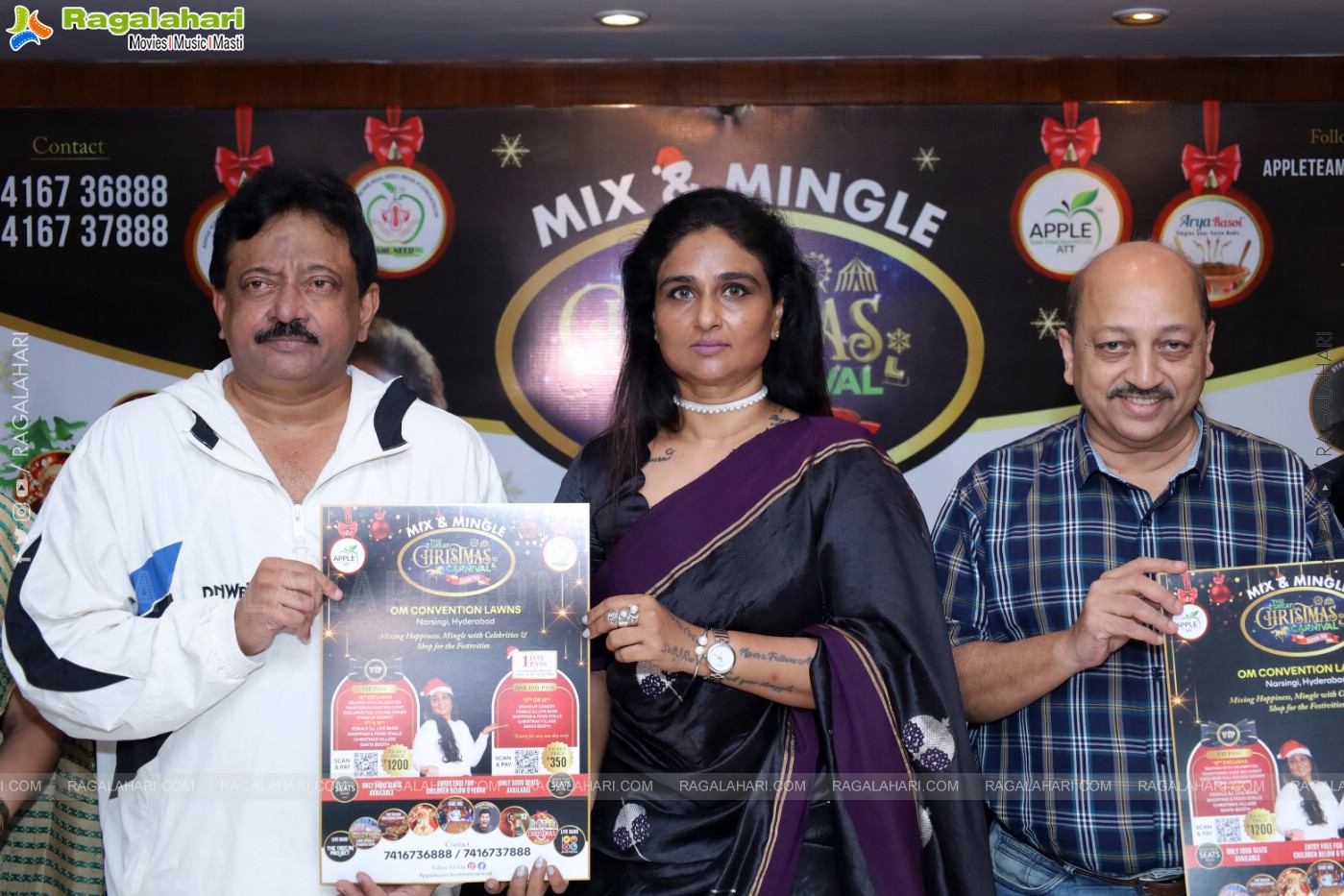 Ram Gopal Varma Launch Christmas Carnival Poster at Taj Deccan, Hyderabad