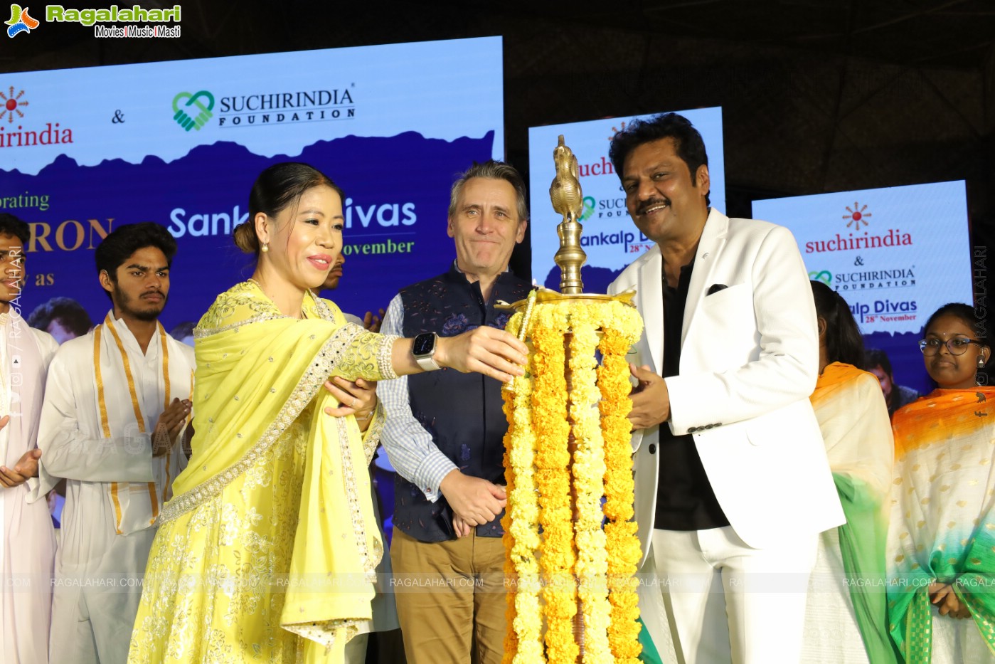 Sankalp Divas 2023: Padma Vibhushan Mrs. Mary Kom recieved Sankalp Kiron Puraskar Award