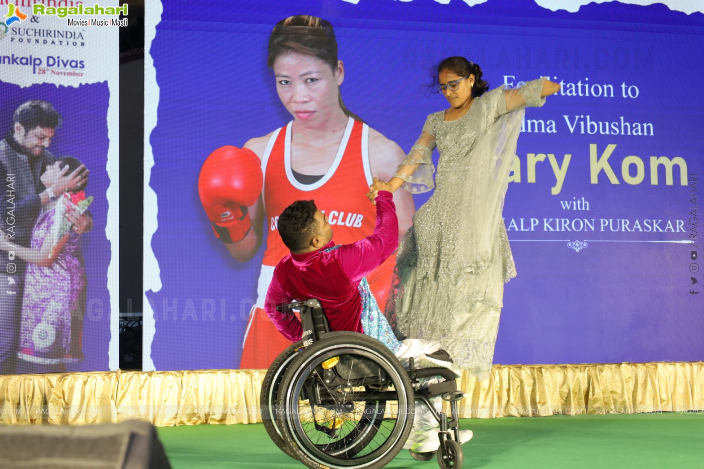 Sankalp Divas 2023: Padma Vibhushan Mrs. Mary Kom recieved Sankalp Kiron Puraskar Award