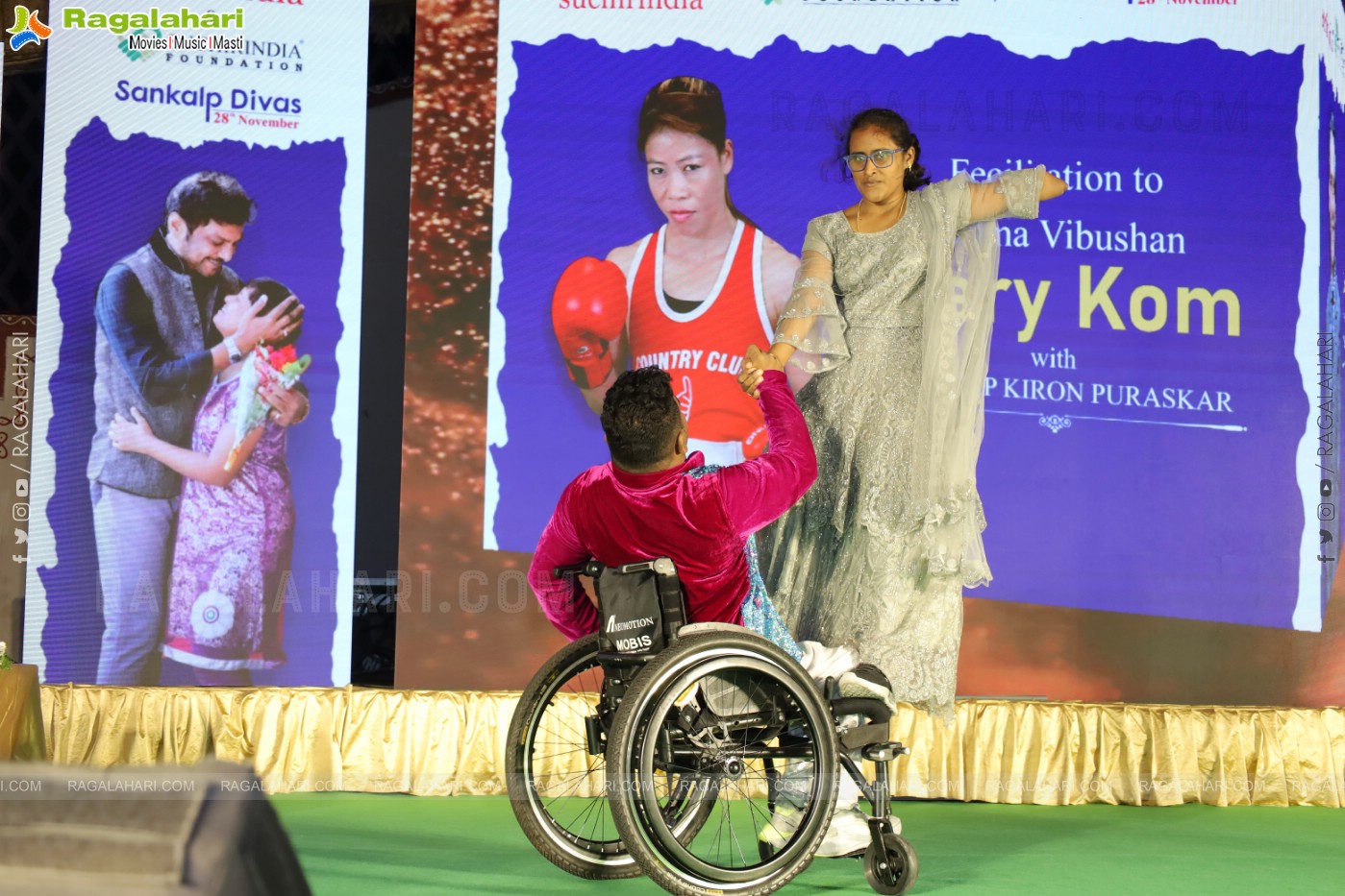 Sankalp Divas 2023: Padma Vibhushan Mrs. Mary Kom recieved Sankalp Kiron Puraskar Award