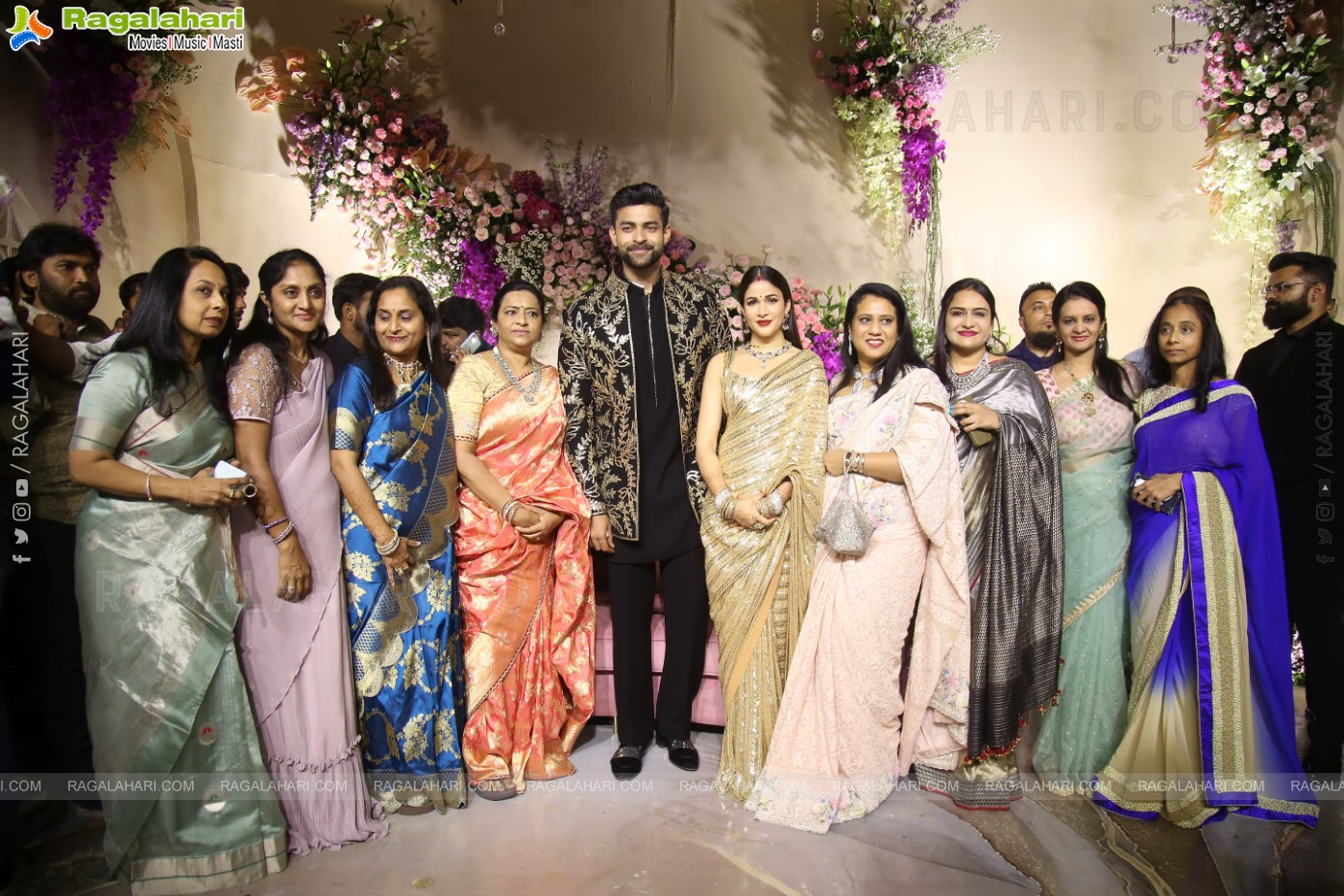 Varun Tej and Lavanya Tripathi's Wedding Reception