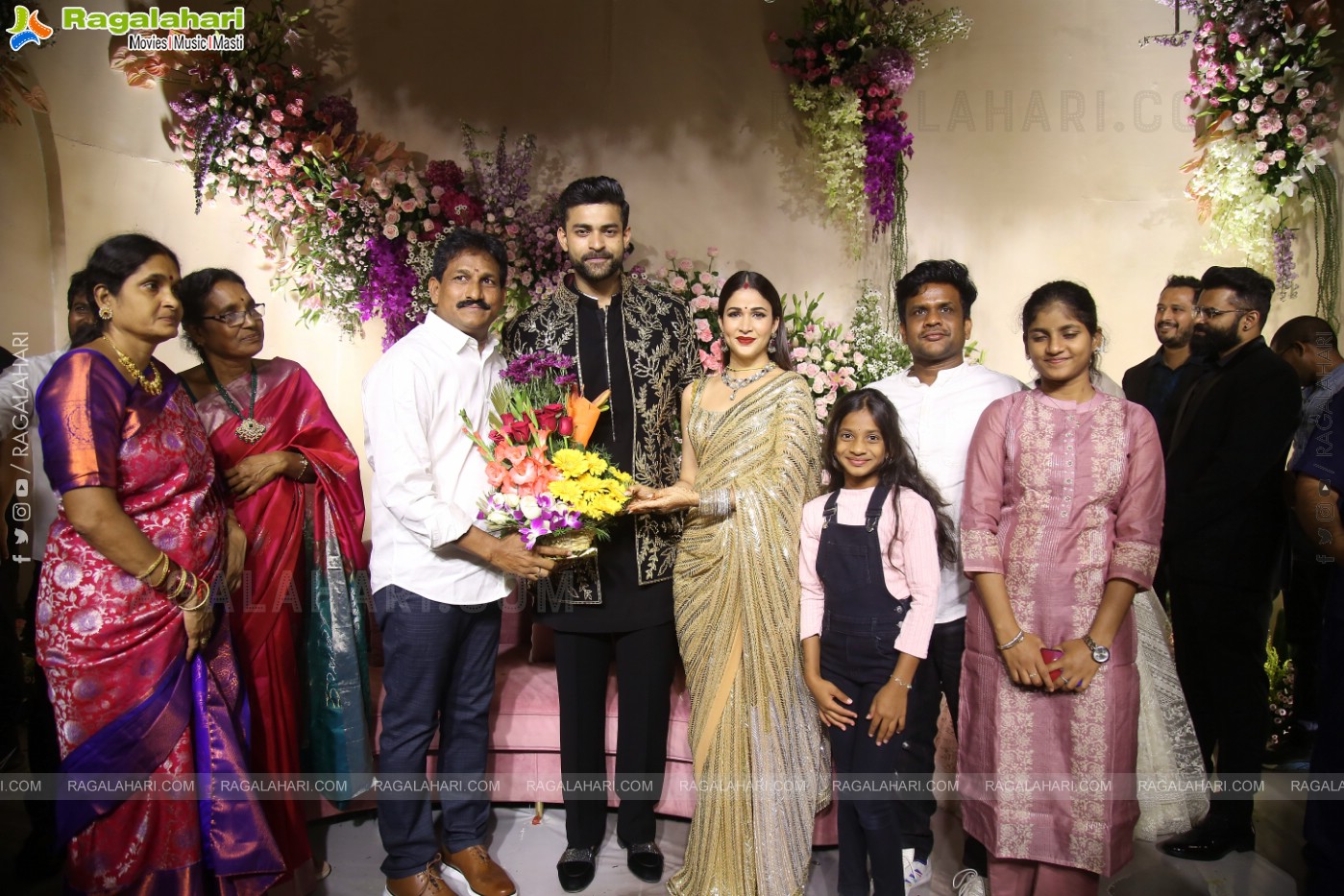 Varun Tej and Lavanya Tripathi's Wedding Reception