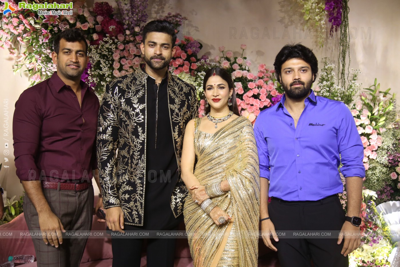 Varun Tej and Lavanya Tripathi's Wedding Reception