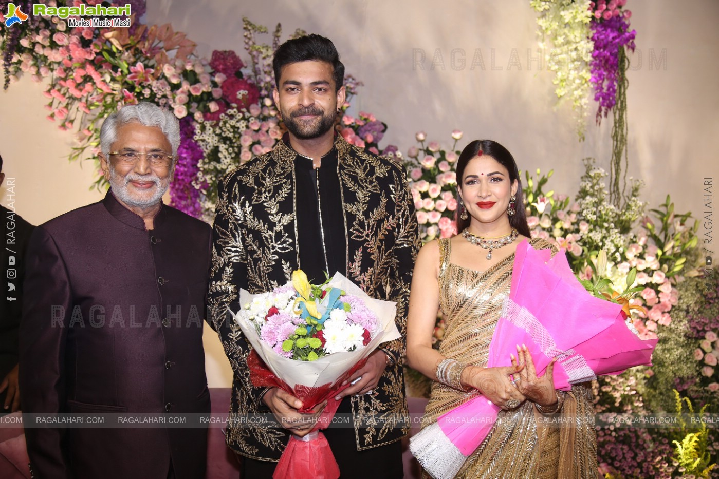 Varun Tej and Lavanya Tripathi's Wedding Reception