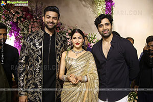 Varun Tej and Lavanya Tripathi's Wedding Reception