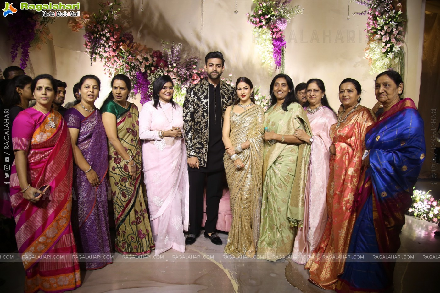 Varun Tej and Lavanya Tripathi's Wedding Reception