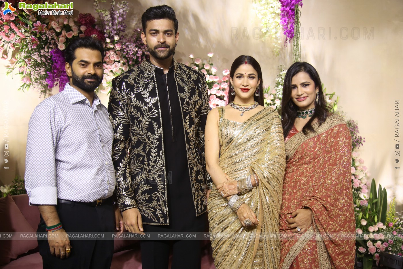 Varun Tej and Lavanya Tripathi's Wedding Reception