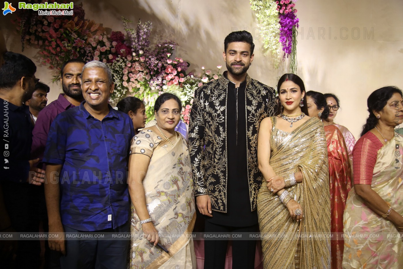 Varun Tej and Lavanya Tripathi's Wedding Reception