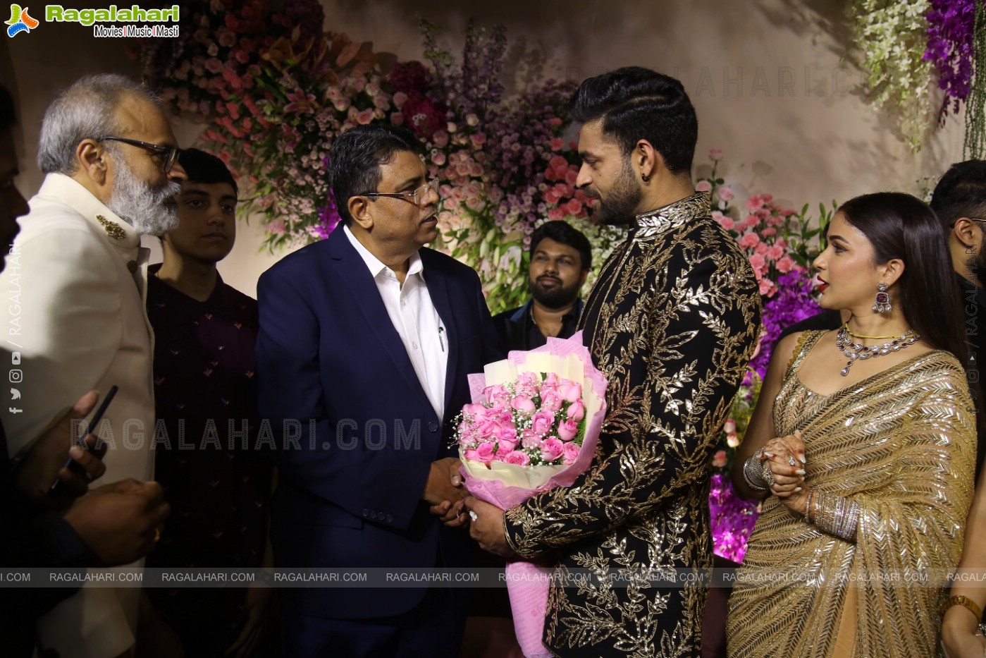 Varun Tej and Lavanya Tripathi's Wedding Reception