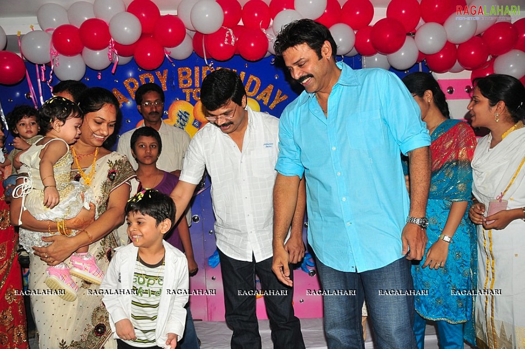 Boyapati Seenu's kids (Harshith-Joshitha) Birthday Celebrations 2010