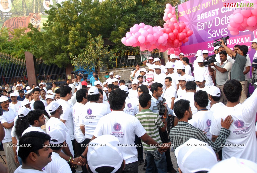 Breast Cancer Awareness Run, KBR Park, Hyd