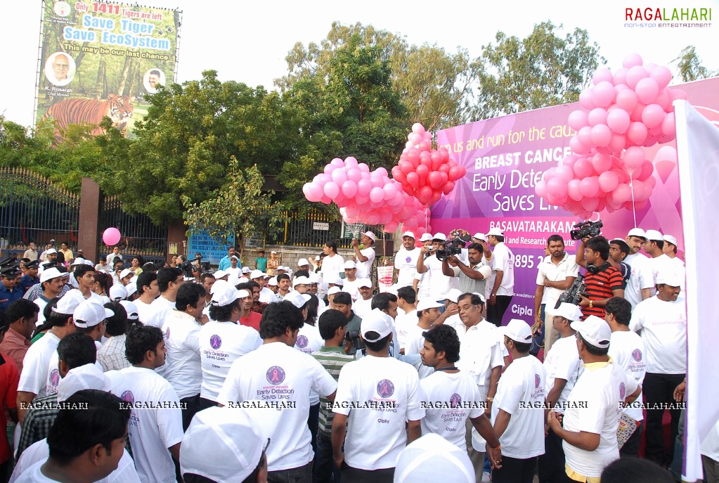 Breast Cancer Awareness Run, KBR Park, Hyd