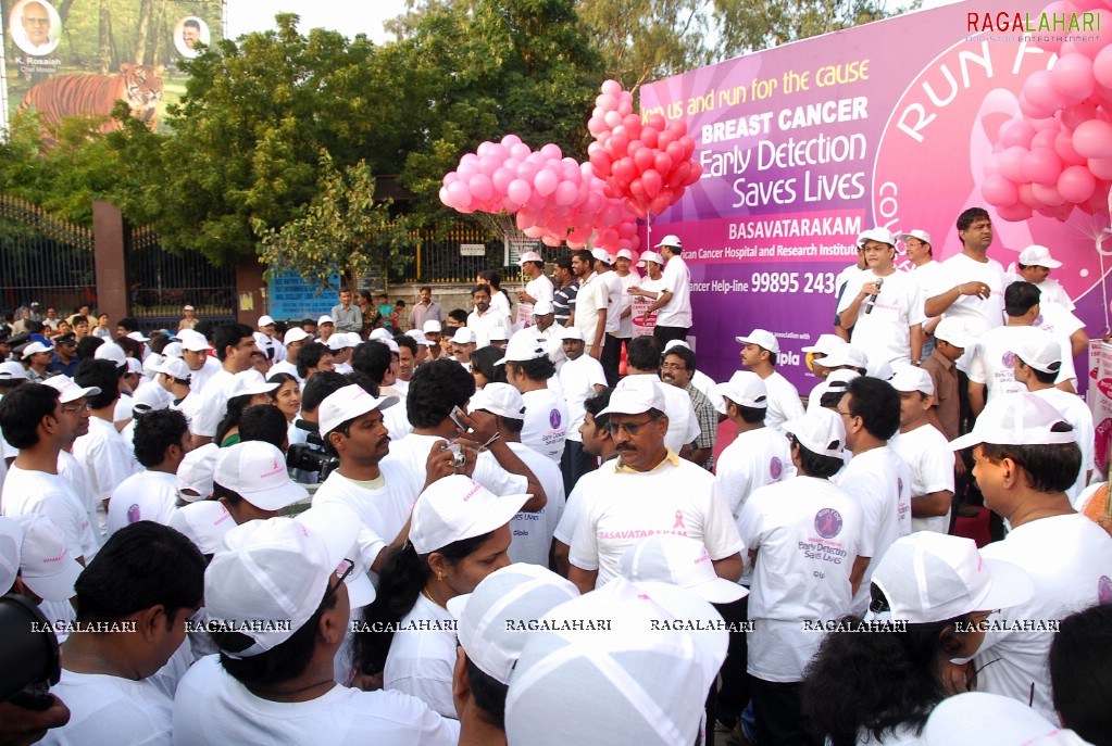 Breast Cancer Awareness Run, KBR Park, Hyd