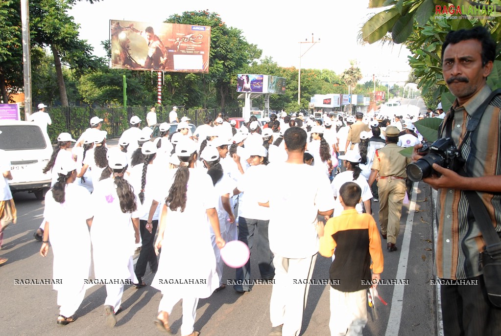 Breast Cancer Awareness Run, KBR Park, Hyd