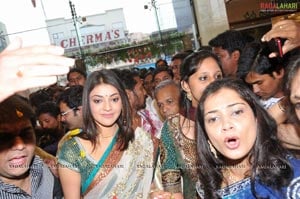 Kajal, Samantha at Padmavathi Shopping Mall, Hyderabad