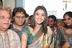 Kajal, Samantha at Padmavathi Shopping Mall, Hyderabad