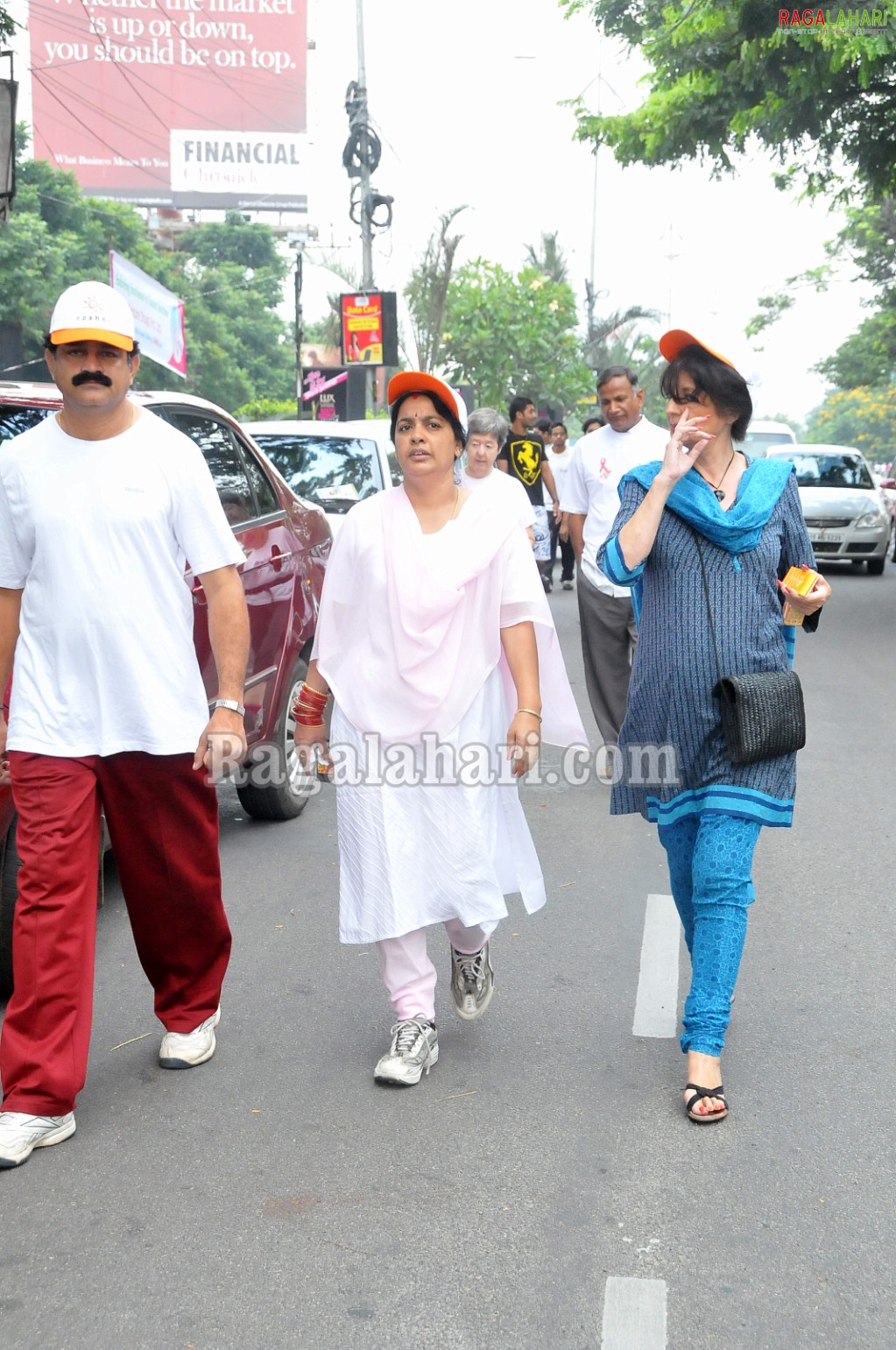 Krishna Institute of Medical Sciences - Pink Ribbon Walk 2010