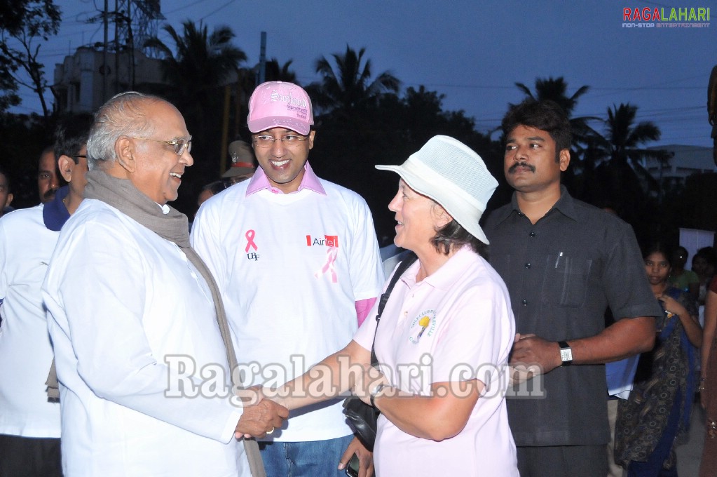 Krishna Institute of Medical Sciences - Pink Ribbon Walk 2010