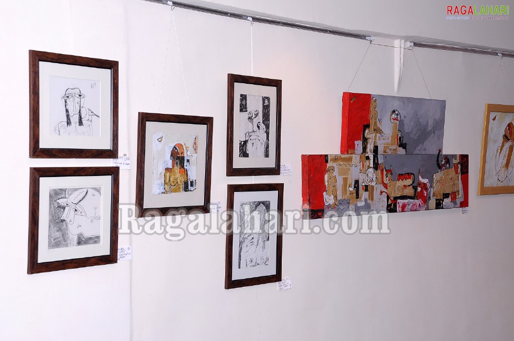 Sumanth inagurates Painting Show 'Rural Symphony' By Jaya Baheti at Taj Deccan