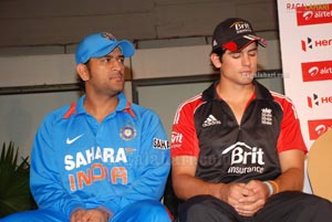 Airtel India-England ODI Series Oct 2011 Trophy Unveiling