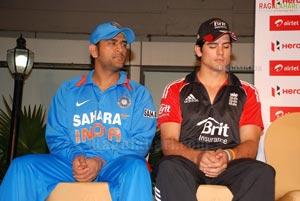 Airtel India-England ODI Series Oct 2011 Trophy Unveiling