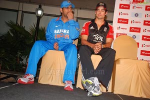 Airtel India-England ODI Series Oct 2011 Trophy Unveiling