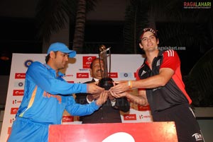 Airtel India-England ODI Series Oct 2011 Trophy Unveiling