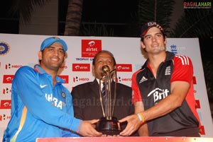 Airtel India-England ODI Series Oct 2011 Trophy Unveiling