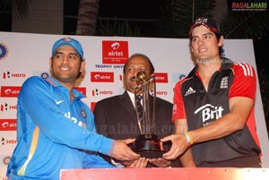 Airtel India-England ODI Series Oct 2011 Trophy Unveiling