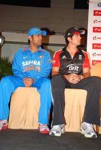 Airtel India-England ODI Series Oct 2011 Trophy Unveiling