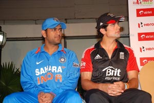 Airtel India-England ODI Series Oct 2011 Trophy Unveiling