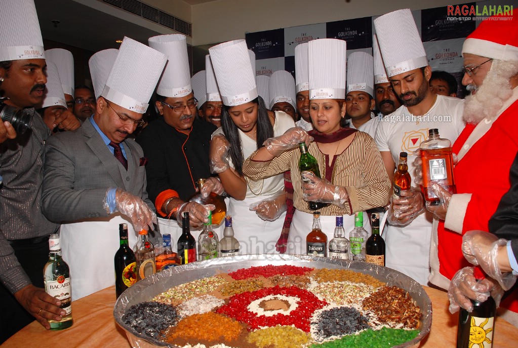 Christmas Cake Mixing Festival 2011 at 'The Golkonda Hotel', Hyd