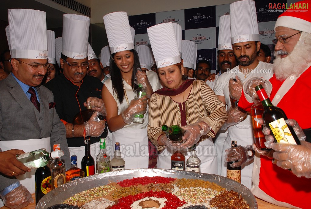 Christmas Cake Mixing Festival 2011 at 'The Golkonda Hotel', Hyd